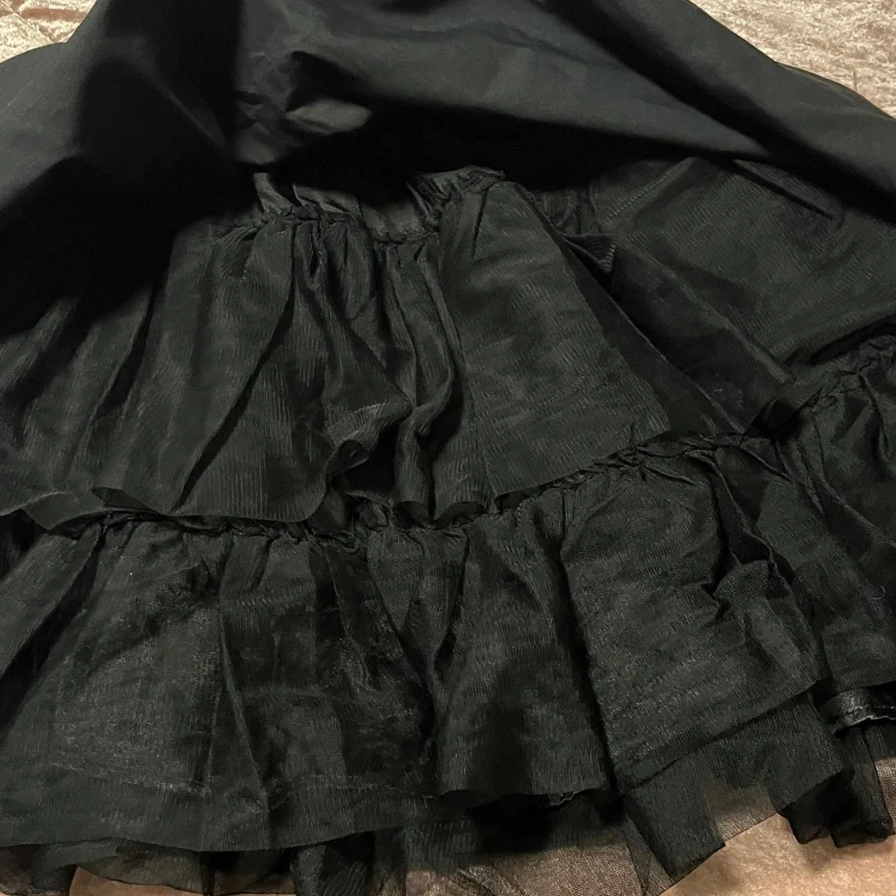 The Children's Place Black Polka Dot Skirt